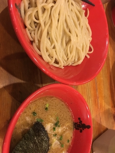 「豚鳥つけ麺」@赤備の写真