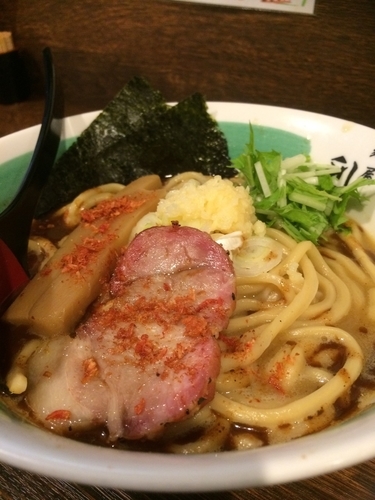 「[限定]海老油らぁめん参型」@自家製麺 麺屋 利八の写真