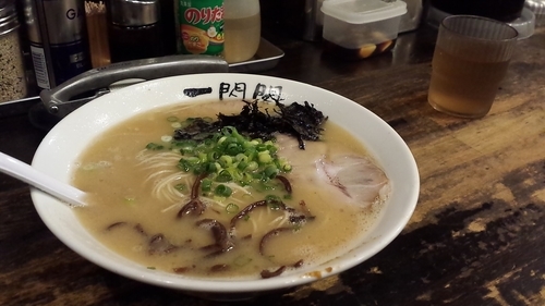 「長浜ラーメン」@一閃閣の写真
