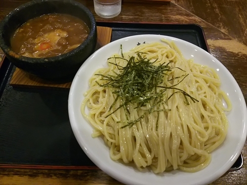 「丸和つけ麺　（大盛り：サービス）」@つけ麺 丸和 尾頭橋店の写真