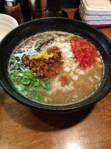 「【限定】鶏白担々麺」@はりけんラーメンの写真