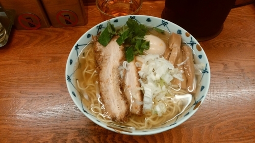「和風柳麺(大)味玉」@麺屋ひょっとこの写真