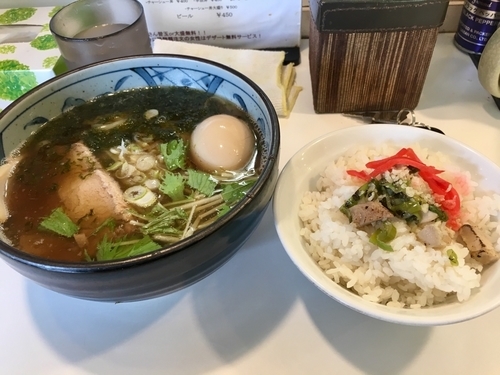 「本気正油らーめん ¥680+無料まかない飯」@ぐうたらの写真