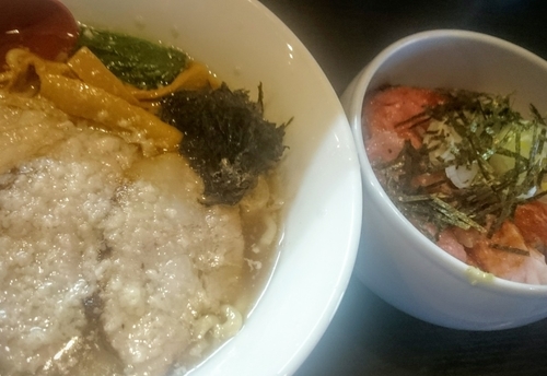 「特製新潟燕三条系リスペクト＋もち豚チャーシュー丼」@麺処 夏海の写真