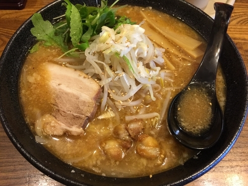 「やんちゃ味噌らーめん（大盛）」@麺屋 やんちゃの写真