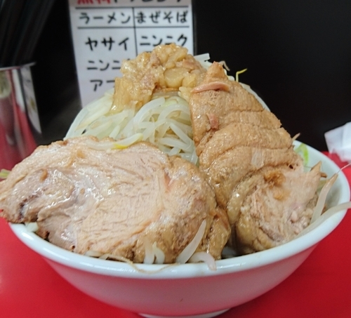 「らーめん　豚1枚　ヤサイニンニクアブラ」@イマイ帝国の写真