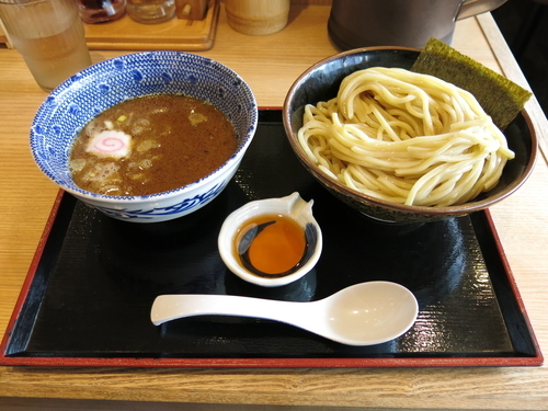 「海老つけめん(中盛り)：830円」@舎鈴 北品川店の写真