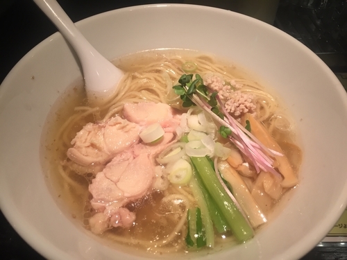 「塩生姜らー麺（750円）」@塩生姜らー麺専門店 MANNISHの写真