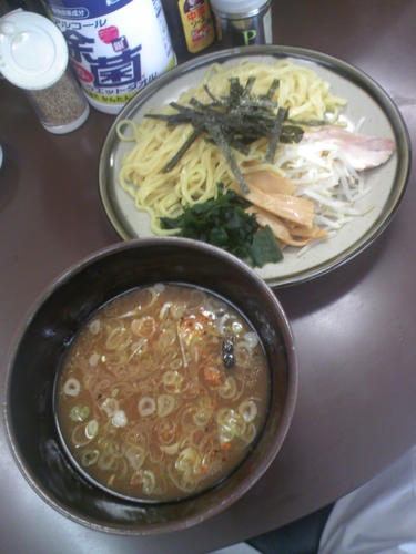 「つけ麵７５０円」@南ばん亭の写真