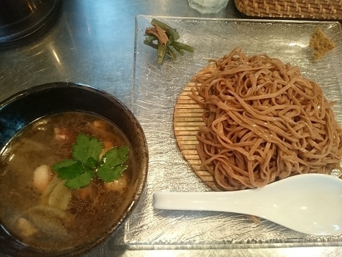 「鴨つけそば ￥900」@日の丸さんじの写真