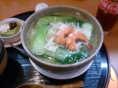 「鯛ラーメン(ミニ丼セット)」@和食処 王滝 あがた店の写真