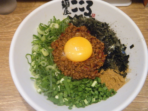 「台湾まぜそば780円」@麺屋こころ 御茶ノ水店の写真