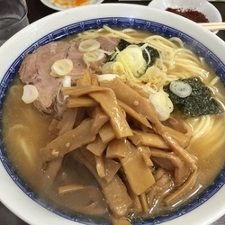 塩ラーメン 中+メンマ