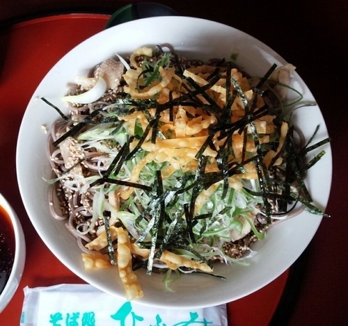 「サガエつけそば800円大盛100円増」@そば処ひふみの写真