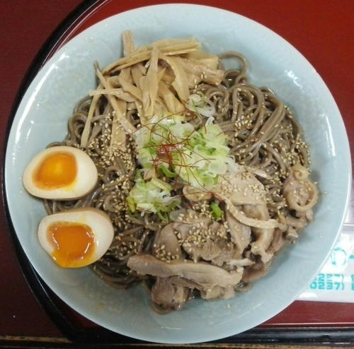 「油そば750円大盛100円増」@そば処ひふみの写真