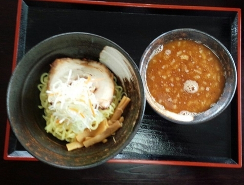 「からし味噌つけ麺780円」@らー麺 山之助の写真