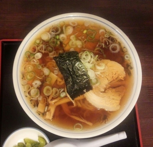 「中華そば600円」@五十番食堂の写真