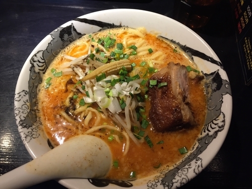 「肉増し、カラ普通、シビ少なめ」@カラシビ味噌らー麺 鬼金棒 池袋店の写真