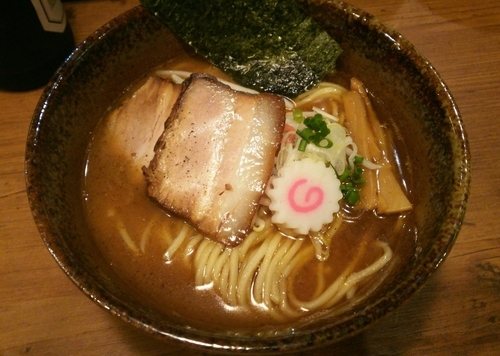 「太麺中華そば　700円」@中華そば 志の田の写真