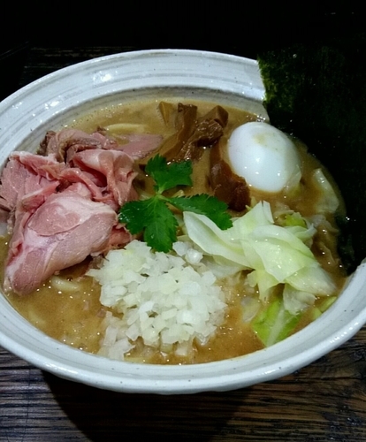 「特製味噌らーめん」@つけめん あびすけ 日吉店の写真