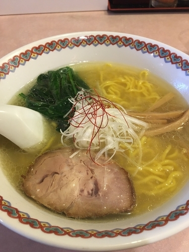「塩ラーメン　680円」@ラーメンまるいし 白石店の写真