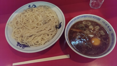 「つけそば、卵入り、大盛」@大勝軒 祖師ヶ谷大蔵店の写真