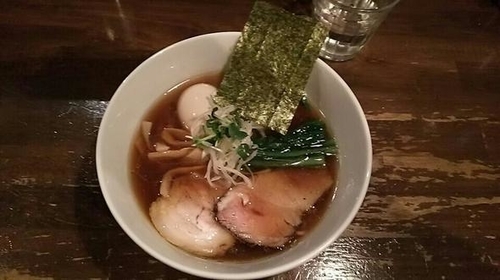 「しなそば800円、味玉100円」@日本橋 製麺庵 なな蓮の写真