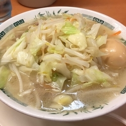 野菜たっぷりタンメン+味付玉子