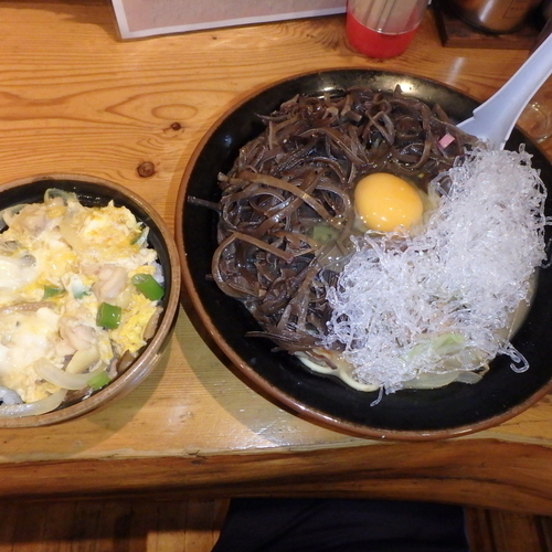 「特製ちゃんぽん(1,050円)、ミニ親子丼(301円)」@明日香 大和店の写真