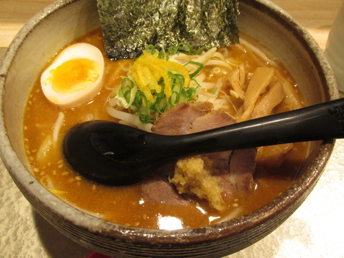 「炙り濃厚味噌　「850円」」@麺屋 音 別邸の写真