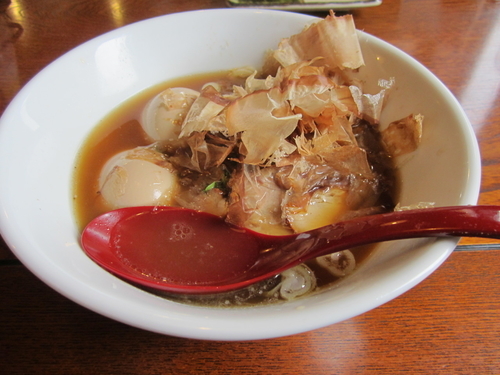 「和風玉子そば＋煮たまご」@麺屋 鶴と亀の写真