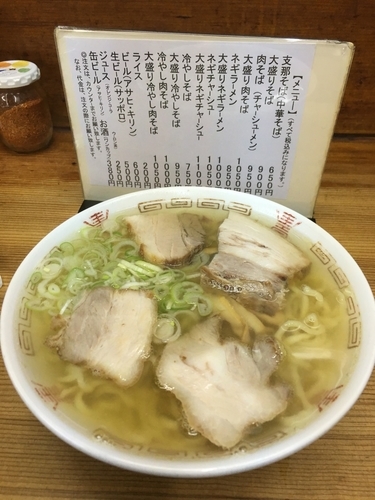 「支那そば（普通、650¥）」@坂内食堂 喜多方本店の写真