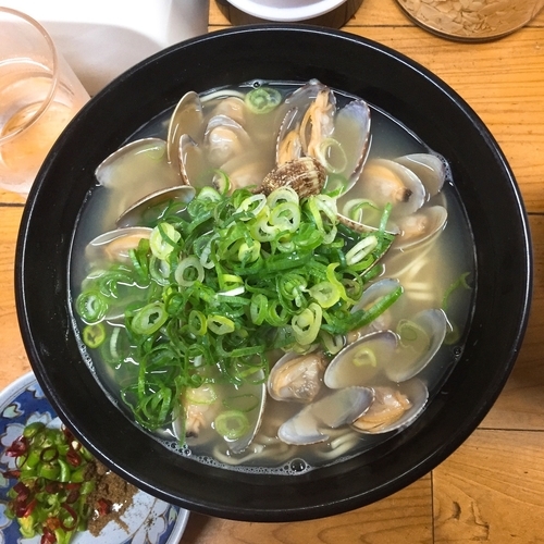 「浅利の汐そば」@自家製麺 てんかの写真
