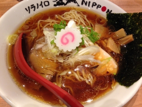 「江戸式中華そば　￥８００」@ソラノイロ NIPPONの写真