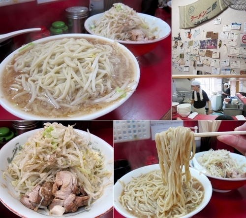 「（麺マシ）大ラーメン 830円（野菜・蒜・脂）」@ラーメン二郎 京急川崎店の写真