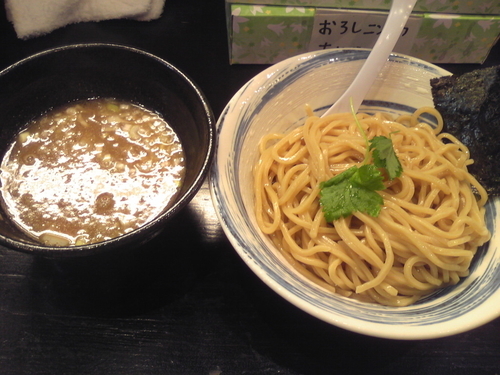 「濃厚煮干しつけ麺」@つけ麺 弐☆゛屋の写真