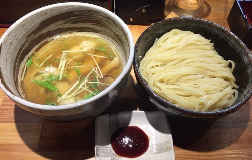 「限定創作塩つけ麺 鱧と松茸 ¥1400」@ラーメン 巌哲の写真