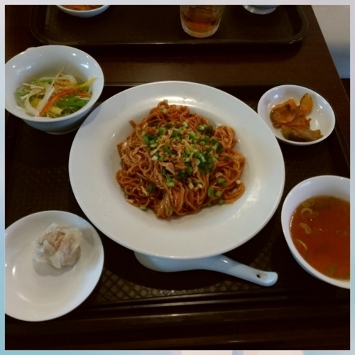 「葱爆拌麺（ネギたっぷり和え麺）」@麻辣椀の写真