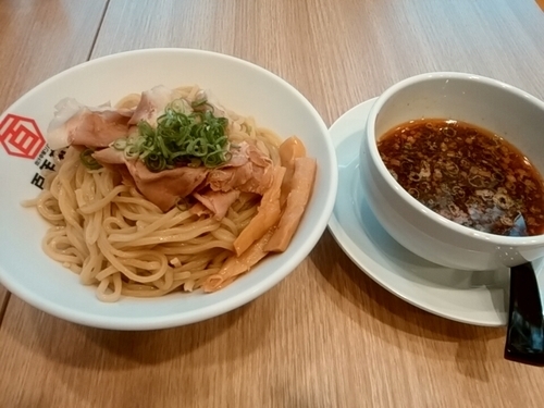「濃厚肉汁つけ麺 旨辛(300g)」@百年本舗 秋葉原総本店の写真