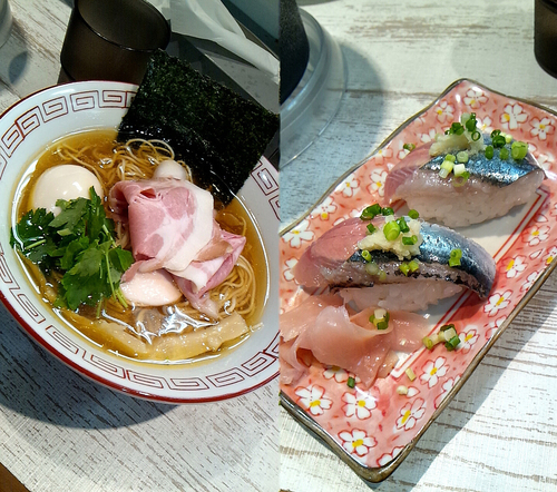 「きまぐれ限定『天草大王と太刀魚の淡口中華そば(￥900)』」@中華そば 四つ葉の写真