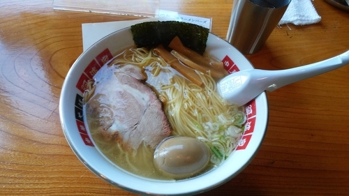 「塩ラーメン(大)味玉」@中華そば 阿波家の写真