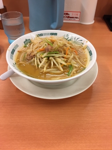 「味噌ラーメン 500円」@日高屋 京成八幡駅前店の写真