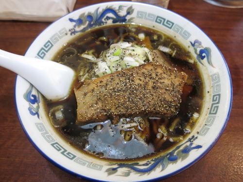 「中華そば：700円」@富山ブラックラーメン だらんま 浅草店の写真
