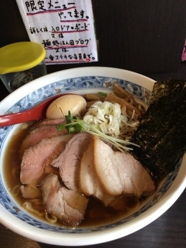 「全部のせ醤油」@麺処 夏海の写真