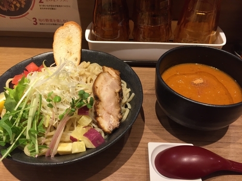 「海老つけ麺(大盛＋100円)」@海老鶏麺蔵の写真