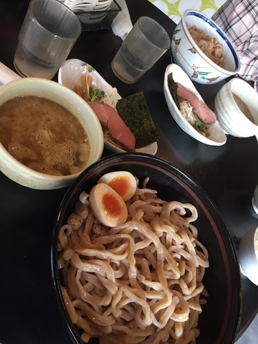 「特濃つけ麺（特盛400g）+味玉」@大八車の写真