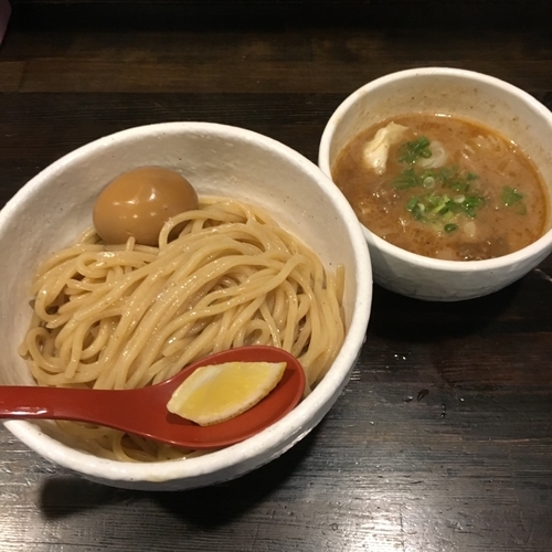 「牛モツつけ麺 (870円) 味玉(100円)」@製麺処 蔵木の写真