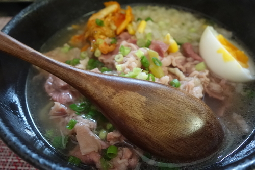 「牛そば（塩）780円」@牛そば屋の写真