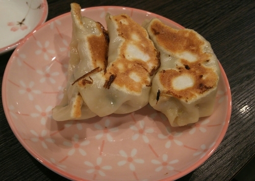 「魔法の餃子　3個　180円」@チラナイサクラの写真