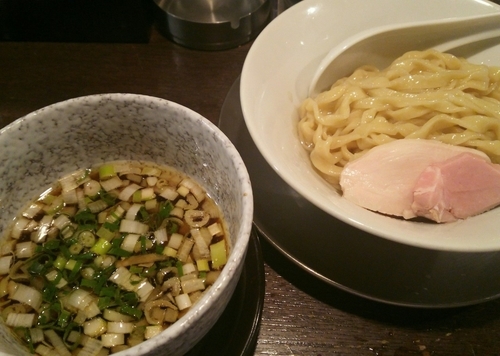 「名古屋コーチンつけそば」@立ち呑み居酒屋 金町製麺の写真